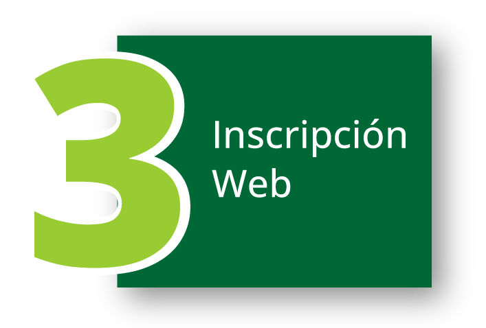 Paso 3 para inscripciones de pregrado: Inscripción web