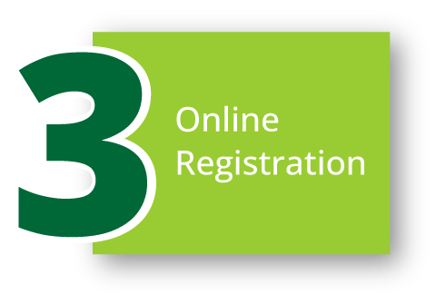 Step 3 for registration undergraduate programs: Online resgistration