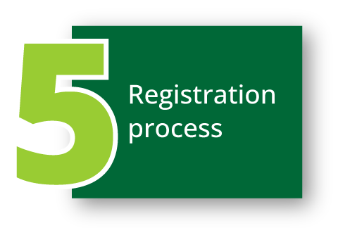 Step 5 for registration undergraduate programs: Registration process