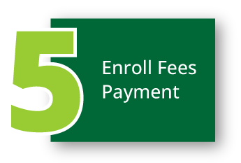 Step 5 for PreUIS enrollment on campuses: Enroll fees payment